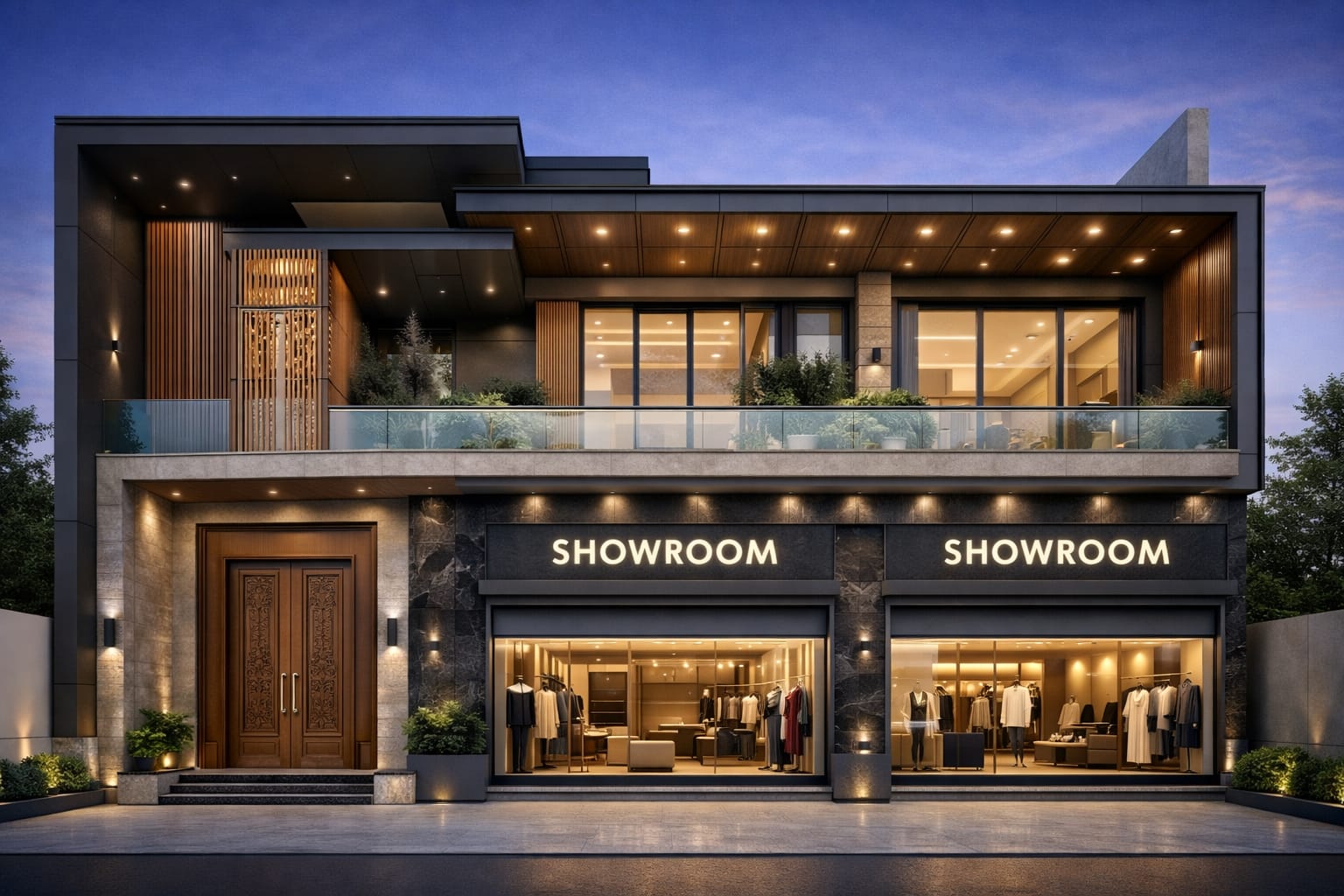 Showroom facade